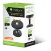 Techly I-SMART-UNI7 Βάση Παθητική βάση Κινητό τηλέφωνο/Smartphone Μαύρο