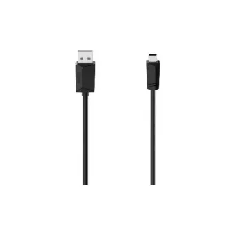 Hama 00074260 Καλώδιο USB USB 2.0 1,5 m USB A Mini-USB B Μαύρο