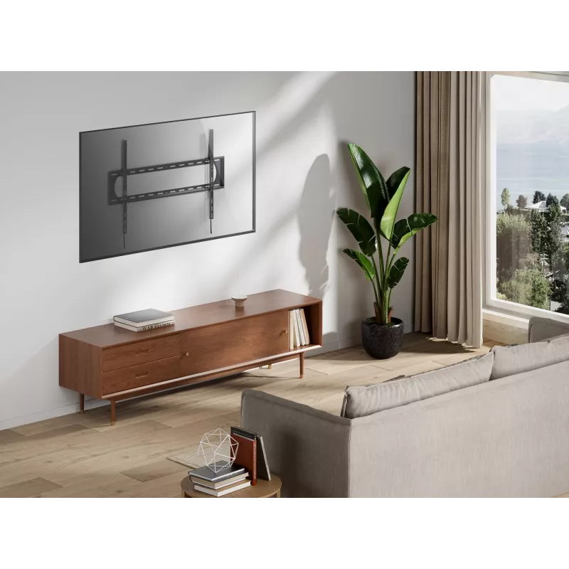 Βάση τηλεόρασης τοίχου Equip 60 inch–120 inch σταθερή υψηλής αντοχής