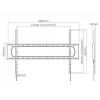 Βάση τηλεόρασης τοίχου Equip 60 inch–120 inch σταθερή υψηλής αντοχής