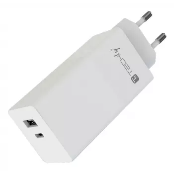 Techly IPW-PD100W-WH φορητός φορτιστής powerbank, smartphone, tablet, universal λευκό AC γρήγορη φόρτιση εσωτερικού χώρου