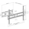 Βάση τηλεόρασης τοίχου Equip 37 inch–80 inch πλήρως κινητή
