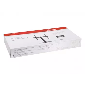 Equip βάση TV δαπέδου 32″-55″, 81,3 cm (32″), 139,7 cm (55″), 40 kg, 600 x 400 mm, γυαλί, μέταλλο, μαύρη