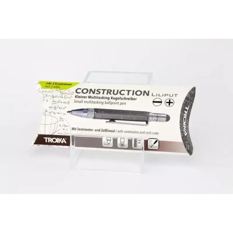 Πολυλειτουργικό στυλό TROIKA Construction Lilput