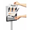 Βάση πληροφοριών Durable INFO STAND BASIC A4 Μέταλλο Πλαστικό Γκρι