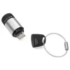 TROIKA ECO CHARGE Φακός μπρελόκ Μαύρο Γκρι LED USB