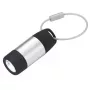 TROIKA ECO CHARGE Φακός μπρελόκ Μαύρο Γκρι LED USB