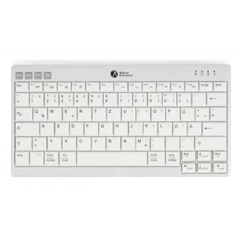 BakkerElkhuizen UltraBoard 950 V2 Wireless UK Qwerty, Tenkeyless (80 - 87%), Ενσύρματο & Ασύρματο, USB + Bluetooth, διακόπτες ψαλιδιού, QWERTY, Σκούρο γκρι, Ανοιχτό γκρι