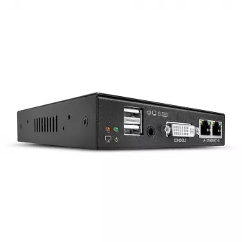 Lindy KVM over IP Access DVI-I, USB και PS/2, Ενσύρματο, 1920 x 1200 Pixel, Μέταλλο, CE, UKCA, FCC, CP65, DVI-I, 5 V