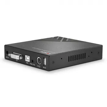Lindy KVM over IP Access DVI-I, USB και PS/2, Ενσύρματο, 1920 x 1200 Pixel, Μέταλλο, CE, UKCA, FCC, CP65, DVI-I, 5 V