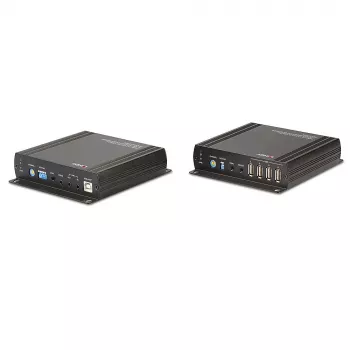 Lindy 140m Cat.6 DVI-D, USB, Audio και RS-232 KVM-Extender