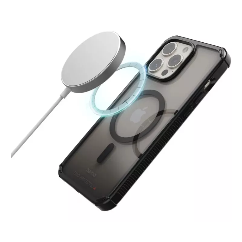 Hama 00136842 MagCase Extreme Protect θήκη κινητού για Apple iPhone 16 Pro, μαύρη