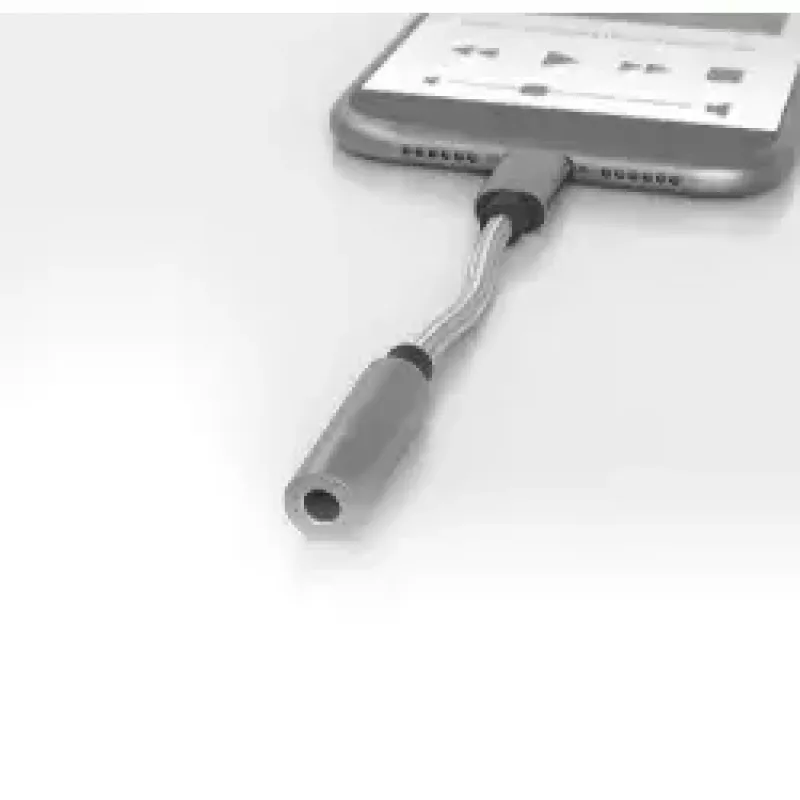 Καλώδιο κινητού Terratec 284535 ασημί USB-C 3,5mm
