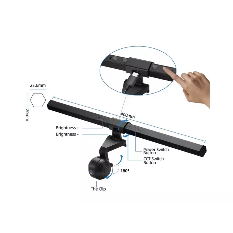 Equip Λάμπα LED οθόνης USB με έλεγχο αφής