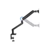 Equip Premium Βάση γραφείου οθόνης 17 inch–35 inch, Μαύρο