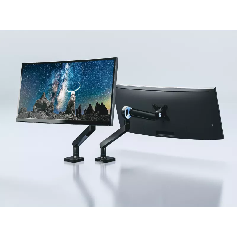 Equip Premium Βάση γραφείου οθόνης 17 inch–35 inch, Μαύρο