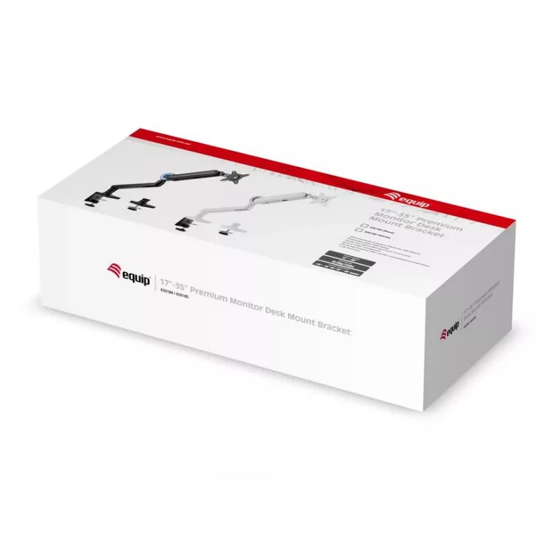 Equip Premium Βάση γραφείου οθόνης 17 inch–35 inch, Μαύρο