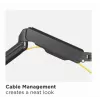 Equip Βάση τοίχου διπλής οθόνης 17 inch-32 inch