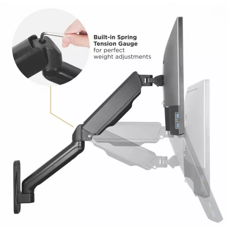 Equip Βάση τοίχου διπλής οθόνης 17 inch-32 inch