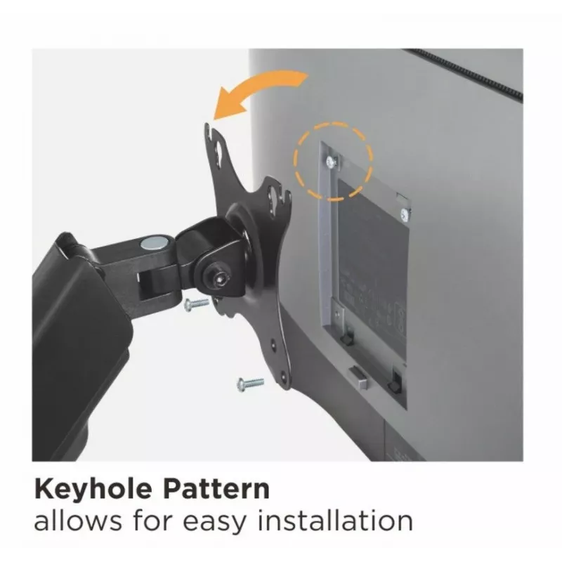 Equip Βάση τοίχου διπλής οθόνης 17 inch-32 inch