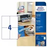 Avery Zweckform C32252-25 εκτυπώσιμες και από τις δύο πλευρές διάτρητες κάρτες, 148 x 105 mm, 170 g/m², ματ λευκό, 100 κάρτες