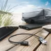 Hama Καλώδιο φόρτισης, USB-A - Lightning, 0,2 m, Nylon, μαύρο