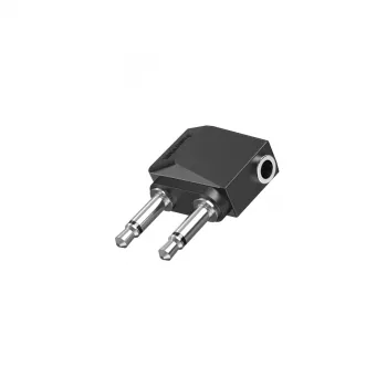Hama 00205192 Προσαρμογέας καλωδίου 2 x 3,5 mm 3,5 mm Μαύρο, Ασημί