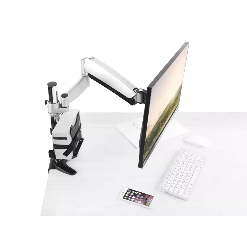 Equip Βάση CPU, Βάση CPU κάτω από το γραφείο, Universal, 5 kg, Μαύρο, Ατσάλι, Κίνα