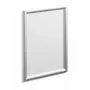 Βάση τοίχου Durable 479723 278x402 mm Ορθογώνια Ασημί Αλουμίνιο