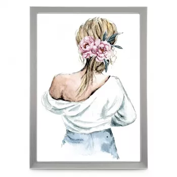 Hama Lilly Κορνίζα μεμονωμένης φωτογραφίας Ασημί
