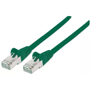 Intellinet καλώδιο δικτύου patch, Cat6, 2m, πράσινο, χαλκός, S/FTP, LSOH / LSZH, PVC, RJ45, επιχρυσωμένες επαφές, προστασία γλωττίδας, προστατευτικό περίβλημα κατά της κάμψης, εφ' όρου ζωής εγγύηση