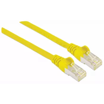 Intellinet καλώδιο δικτύου patch, καλώδιο Cat7/βύσμα Cat6A, 2 m, κίτρινο, χαλκός, S/FTP, LSOH/LSZH, PVC, RJ45, επιχρυσωμένες επαφές, χωρίς γλωττίδα, προστατευτικό περίβλημα κατά της κάμψης, εφ' όρου ζωής εγγύηση
