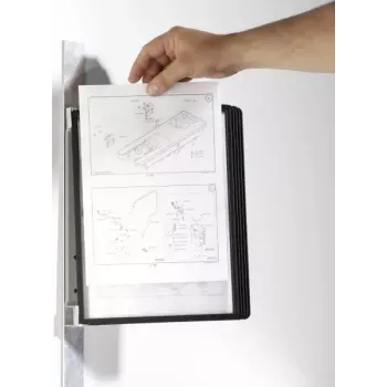 Καρουζέλ προβολής εγγράφων κάθετο A4 Durable Vario magnet wall 5