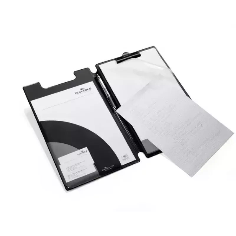 Πινακίδα με κλιπ Durable 2332-01 A4 PVC Μαύρο