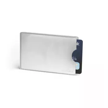 Θήκη καρτών Durable 890023 Ασημί