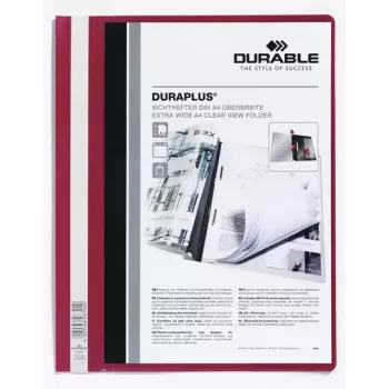 Εξώφυλλο αναφοράς Durable DURAPLUS 2579-03 Κόκκινο