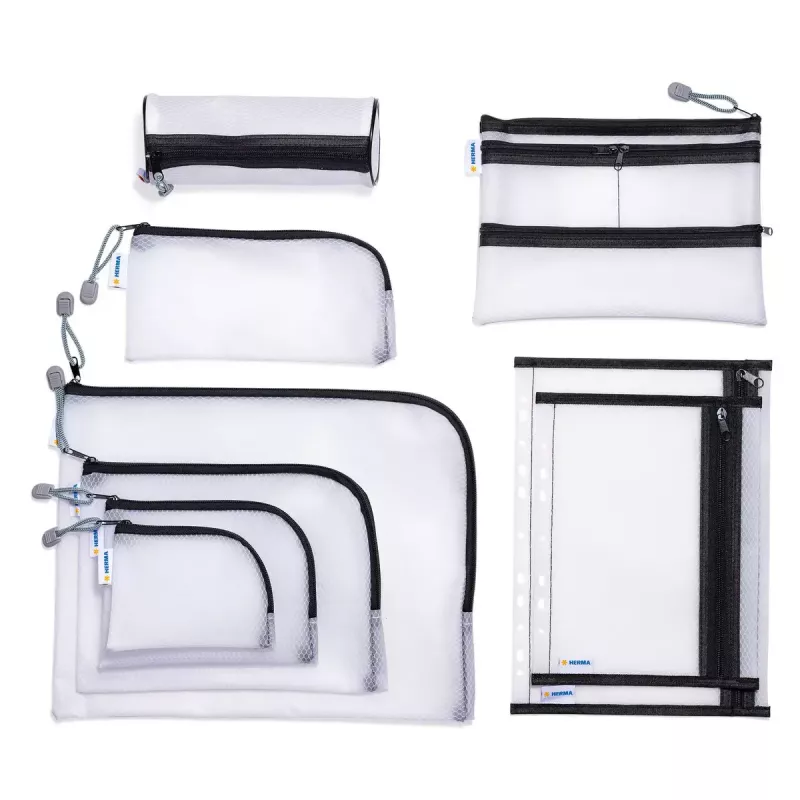 Διαφανής θήκη HERMA A4 μαύρη υλικό EVA 230x320mm