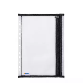 Διαφανής θήκη HERMA A4 μαύρη υλικό EVA 230x320mm