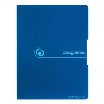 Κλασική θήκη συλλογής Herlitz Zeugnisse πολυπροπυλένιο (PP) μπλε A4