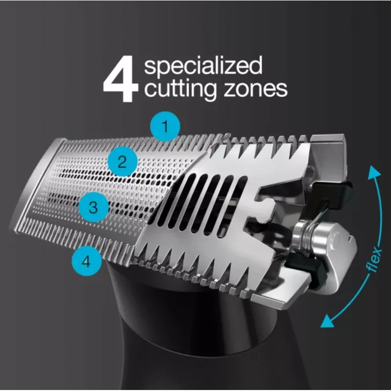 Braun XT5100 Κουρευτική Μηχανή/Trimmer Μαύρο, Ασημί