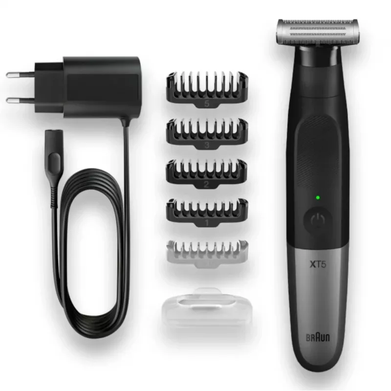Braun XT5100 Κουρευτική Μηχανή/Trimmer Μαύρο, Ασημί