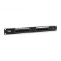 Equip Patchpanel 16-Port Cat.5e Μη θωρακισμένο, Μαύρο