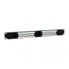 Equip Patchpanel 16-Port Cat.5e Μη θωρακισμένο, Μαύρο