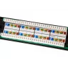 Equip Patchpanel 16-Port Cat.5e Μη θωρακισμένο, Μαύρο