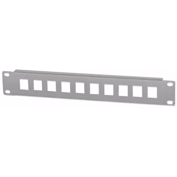 Intellinet Patch Panel, Τυφλό κάλυμμα, 10 ίντσες, 1HE, 10-Port, Γκρι, Τοποθέτηση σε rack, 1HE, Γκρι