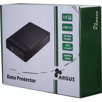 Θήκη HDD Inter-Tech Argus GD-35LK01 Μαύρο 3,5 ίντσες