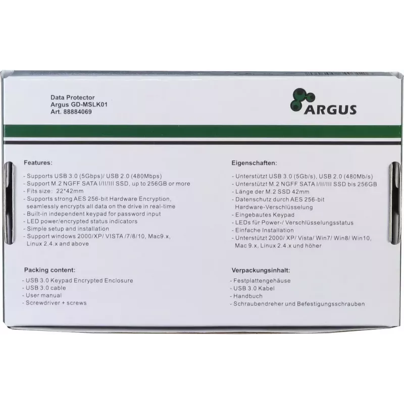 Θήκη SSD Inter-Tech GD-MSLK01