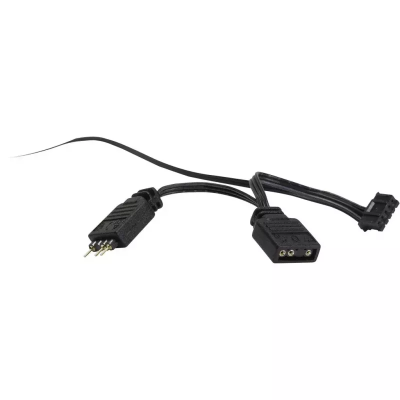 Ανεμιστήρας Inter-Tech RS-041 RGB 12 cm Μαύρο