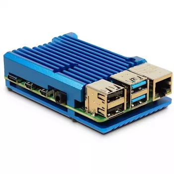 Κουτί Inter-Tech 88887360 για Raspberry Pi 86x56x23mm Μπλε