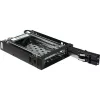 Inter-Tech ST-2523 Μαύρο Κουτί αποθήκευσης Μέταλλο Πλαστικό 9,7 mm